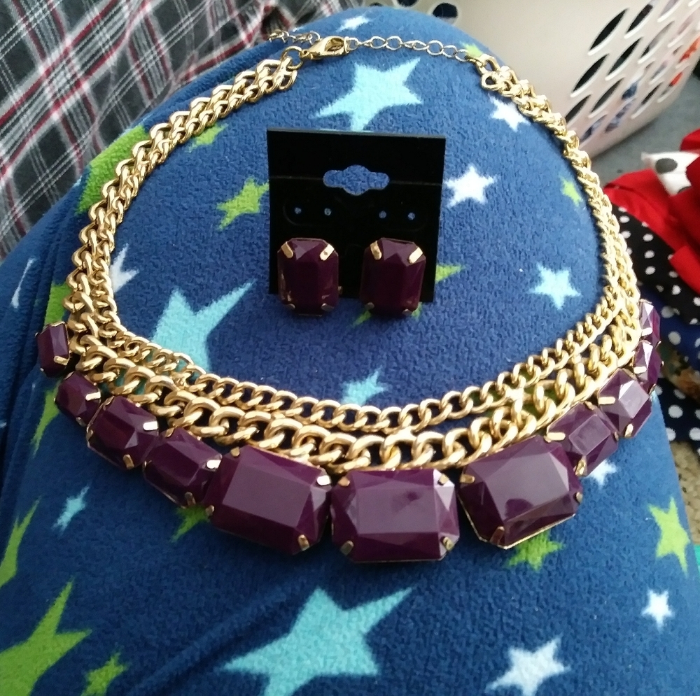 ISO! Opaque purple matching jewelry